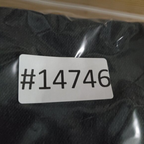 Risen Jeans Womens Size 27 Black High Rise Distressed Raw Hem Button Fly Stretch - Picture 12 of 12